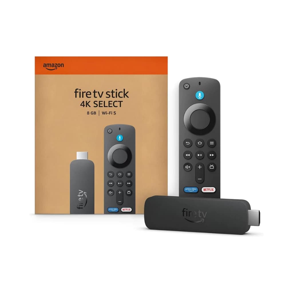 Amazon Fire Tv Stick 4k Select 8gb Alexa Controle Preto De Voz - Versão mais atual 2026