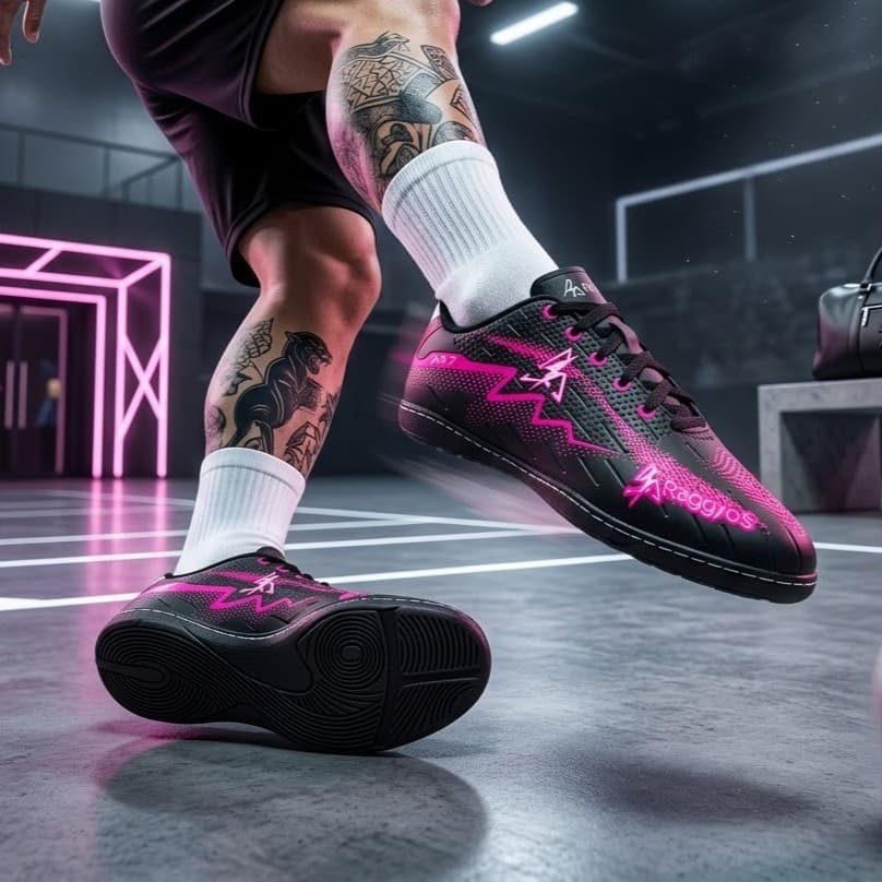 Chuteira Futsal Masculina Quadra Confortável Grama Sintetica do 34 ao 43