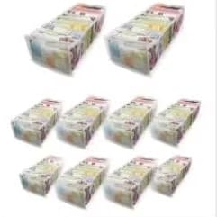 Kit com 10 Colmeias Organizadoras de Gavetas com 9 Divisórias tamanho P – PVC e TNT – 40x14x10cm