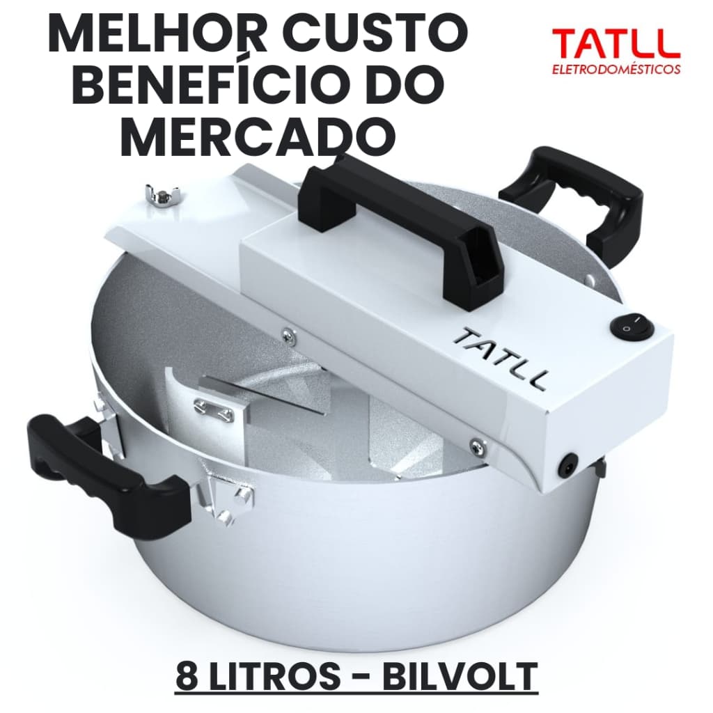 Panela Mexer Doces Brigadeiros De Festa Recheios Automática 8 Litros + cupom de desconto em ebook de brigadeiro