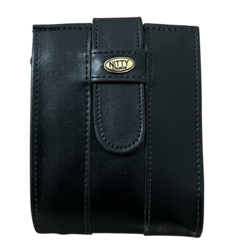 Carteira Couro Ecológico Nitty Fecho Fivela Notas Moedas