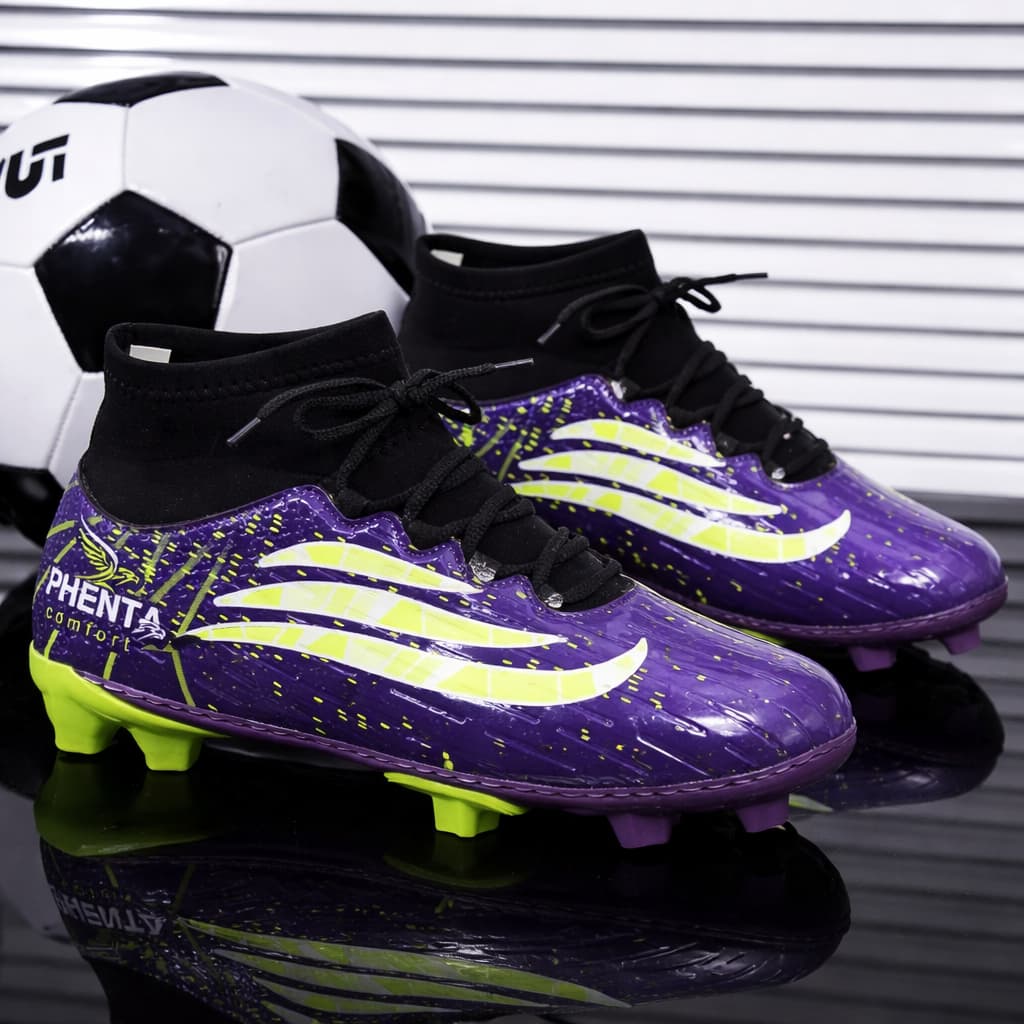 Chuteira Infantil para Campo Solado Costurado Leve e Confortável Linha Premium