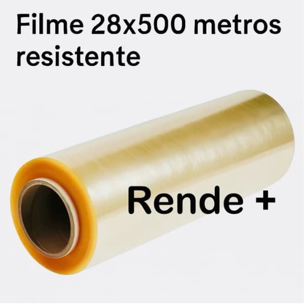 Bobina Plastico Filme Pvc 28cm X 500 METROS | ESTICAVEL | RESISTENTE