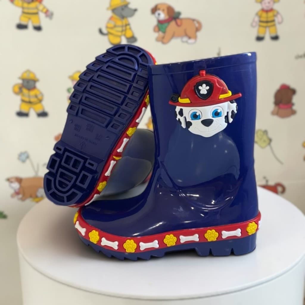 Galocha Cano Alto Infantil Menino Personagens Divertido e Confortável