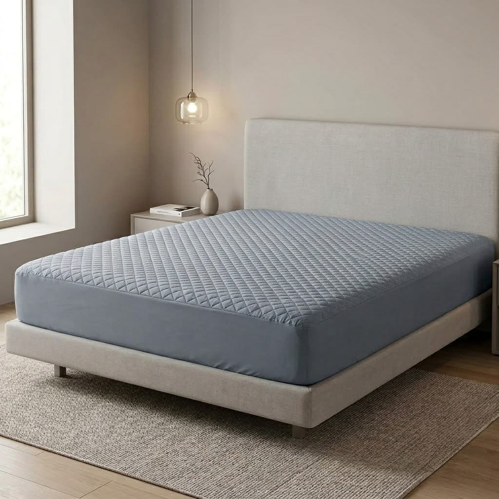 Protetor de Colchão Impermeável Anti Ácaros com Elástico Proteção Total