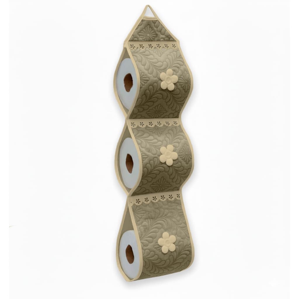 Porta Papel Higiênico Matelado Com Aplicação e Aviamento Suporte Para 3 Rolos