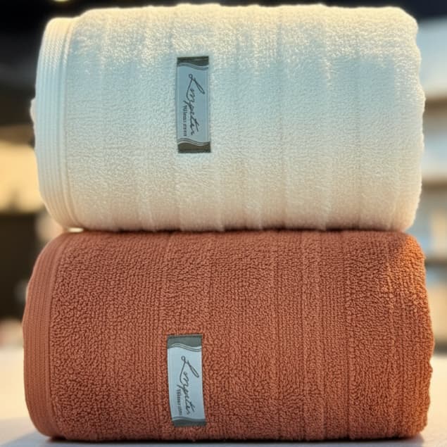 Kit/Jogo 2 Toalhas de Banho Grande 100% Algodão Grossa Super Luxo Premium Macia Alta Absorção