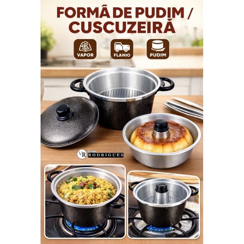 Forma banho Maria multiuso