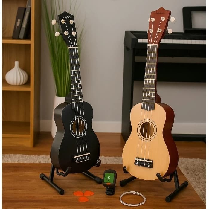 Ukulele Acústico Soprano RRister Musica Instrumento Musical Criança Adulto