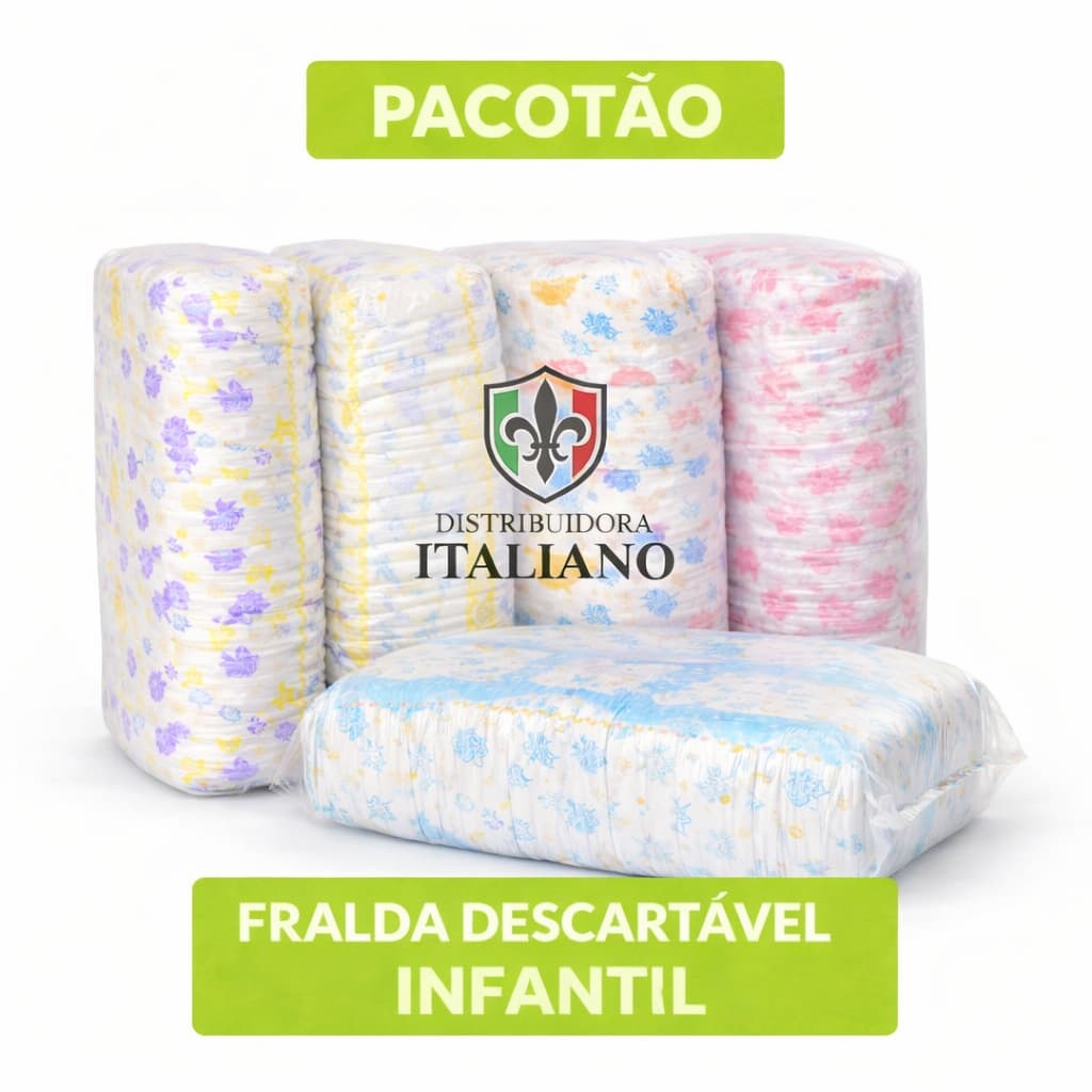 PACOTÃO FRALDA HIPER BARATA INFANTIL DESCARTÁVEIS SEGUNDA LINHA VÁRIAS MARCAS BOA QUALIDADE