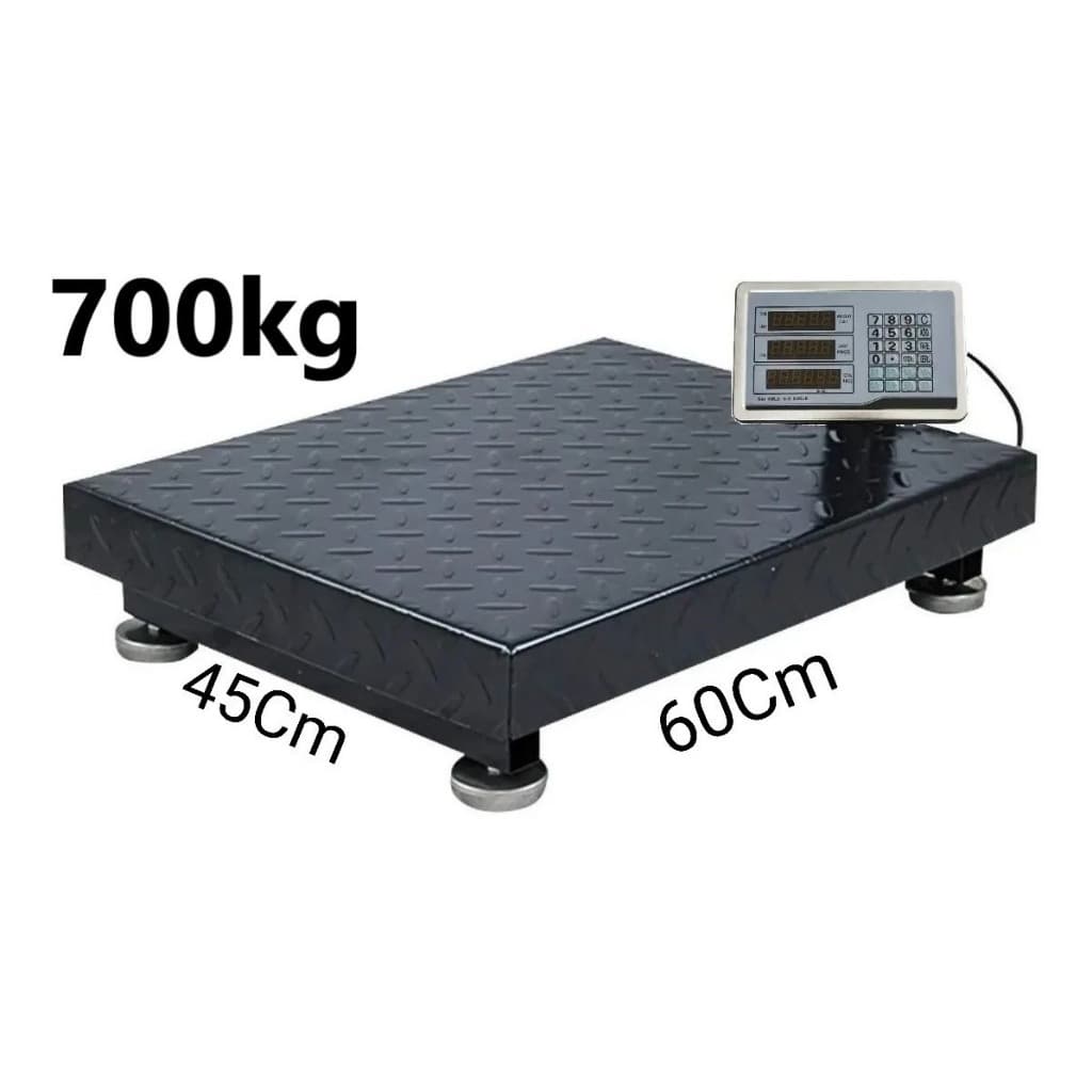 Balança de plataforma painel digital 700kg sem mastro