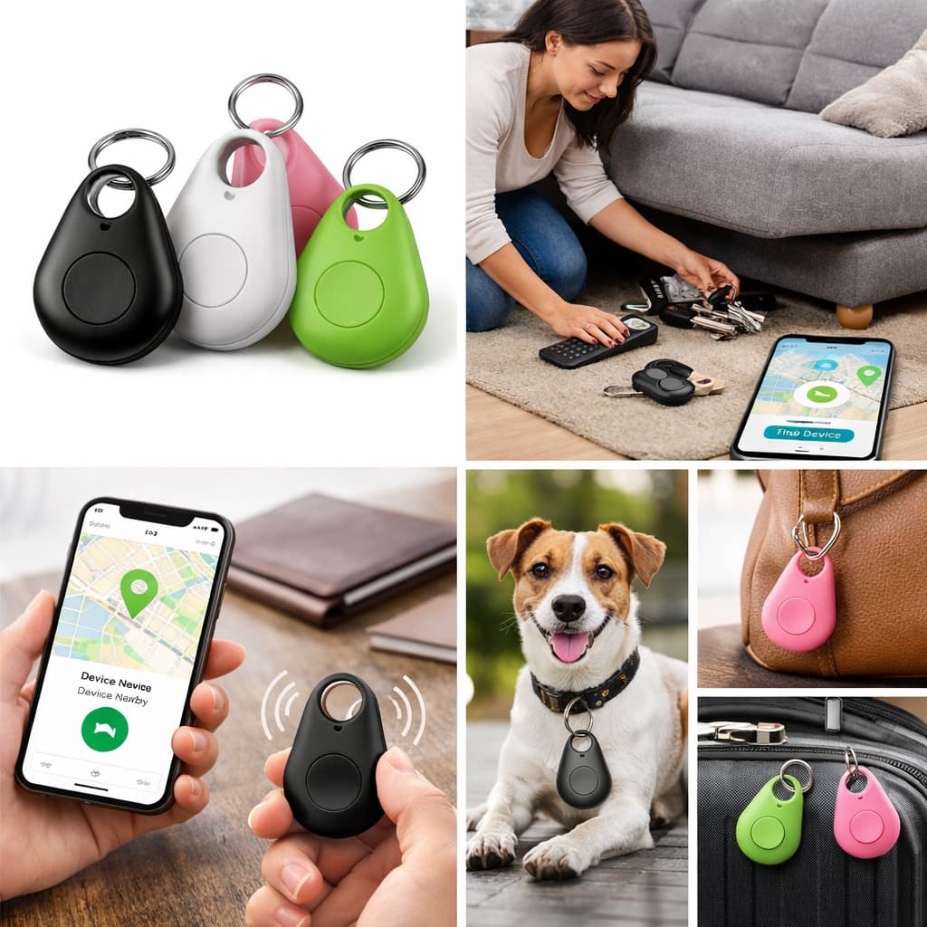 Chaveiro Rastreador Bluetooth Anti Perda Localizador Chaves Bolsa Pet iPhone Android