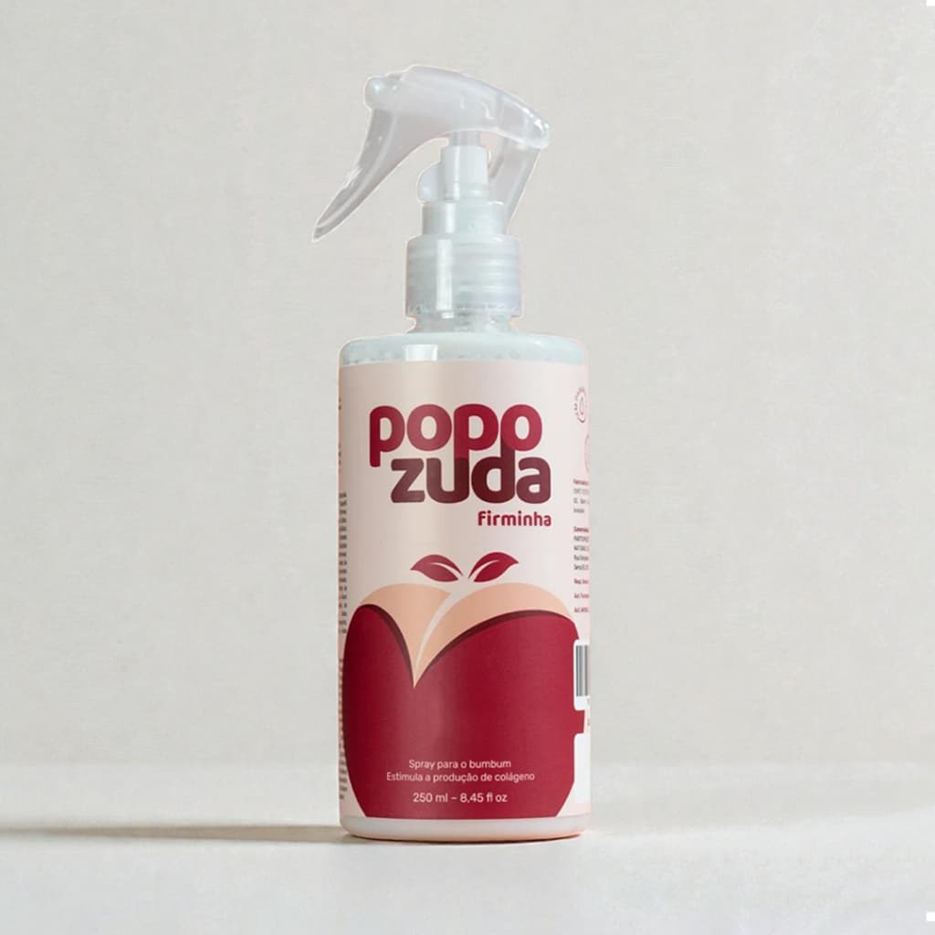 Popozuda Spray Corporal Firminha 250ml | Ácido Hialurônico, Colágeno e Firmeza da Pele