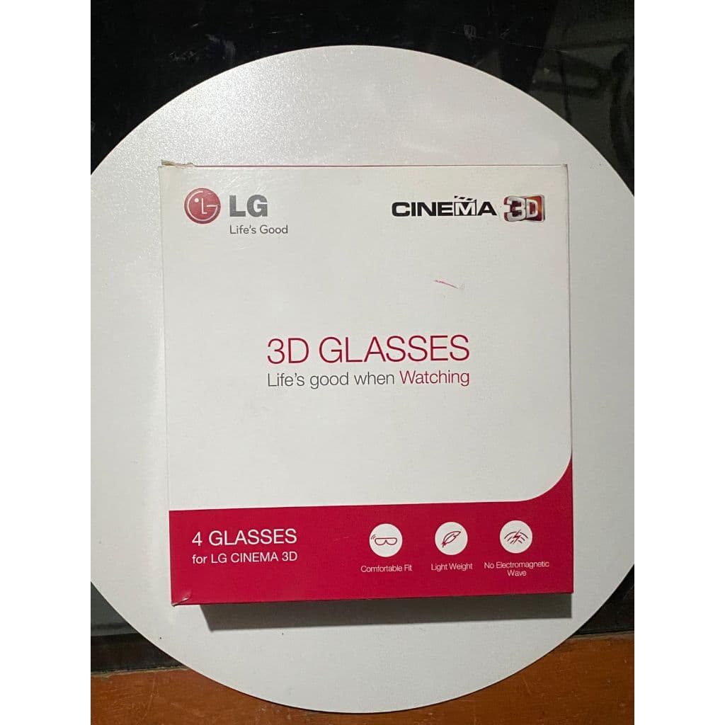 Kit 4 Óculos LG Cinema 3D Original - Tecnologia Passiva (FPR) (brechó, bazar, usado, desapegos, garimpo)