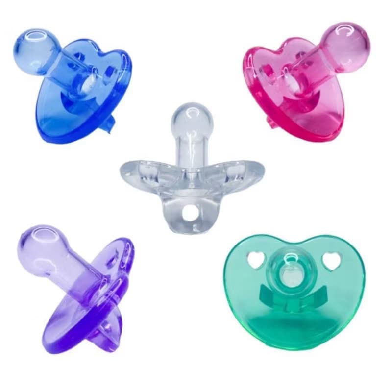 Chupeta 100% Silicone Redonda Mordedor Fase 2 +6m Top Alta Qualidade Tetê Menino e Menina Tamanho 2