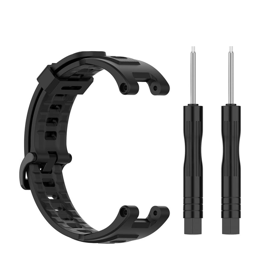 Pulseira Relógio e Smartwatch Silicone Compatível Amazfit T-Rex Com Duas Chaves