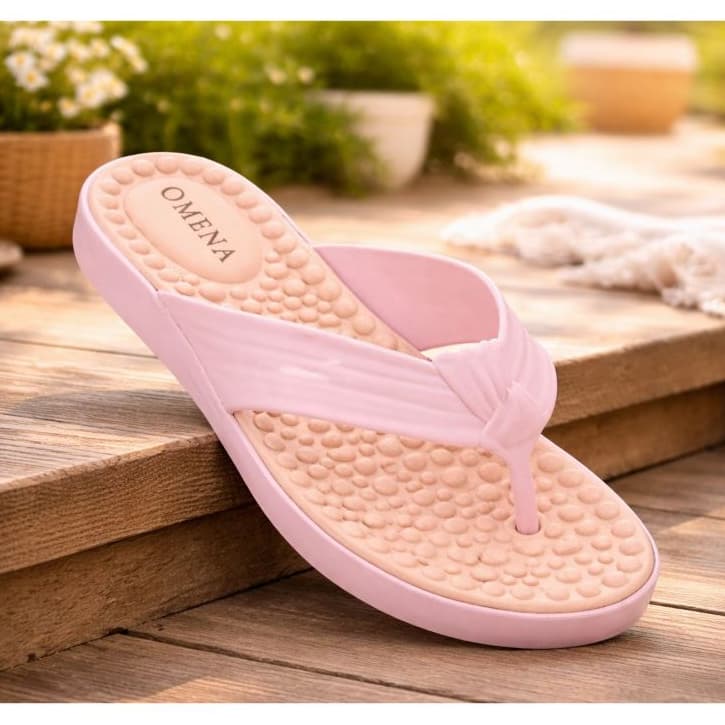 Chinelo Feminino  Ortopédico Omena Confortavel Dia a Dia Lancamento