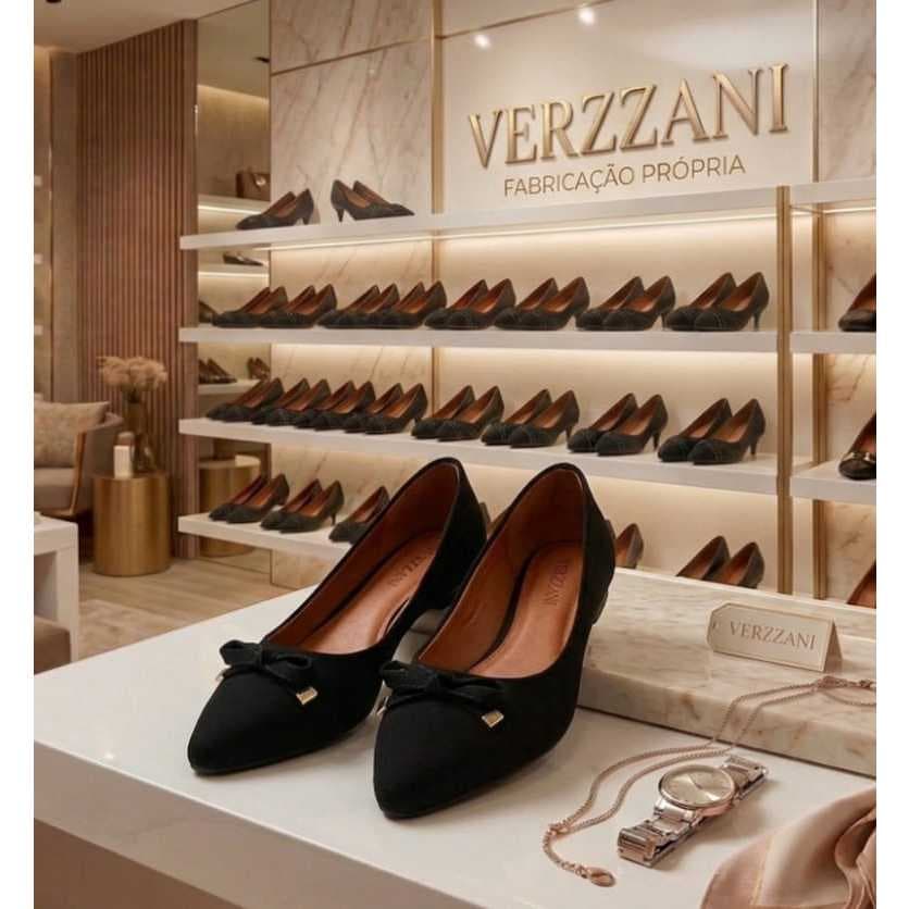 Sapatilha Feminina Nobuck Preto bico fino moda casual confortável sapato calçados rasteira NBP