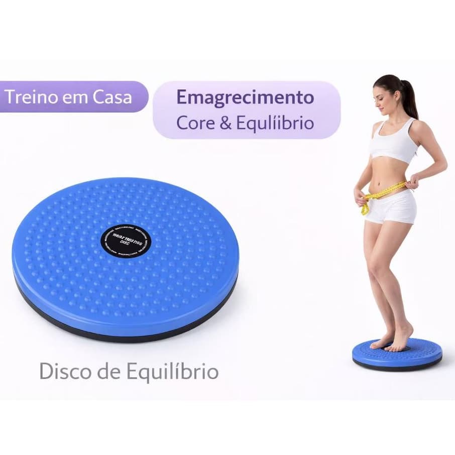 Disco Fitness Waist Twisting Disc P/ Exercicios Leve