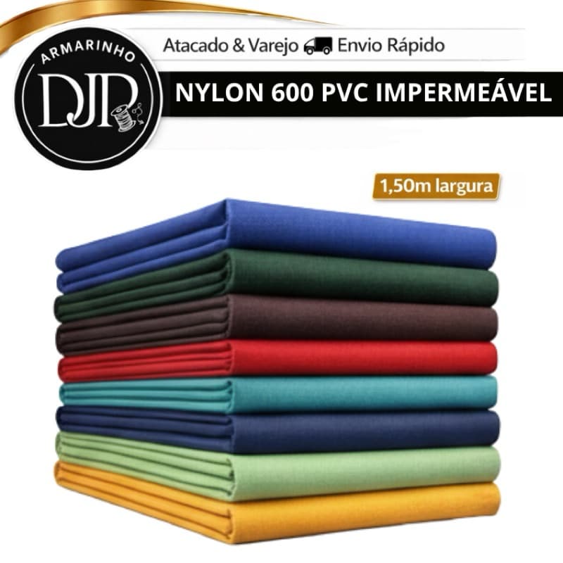 Nylon 600 Pvc Impermeável Tecido Duratran Cores