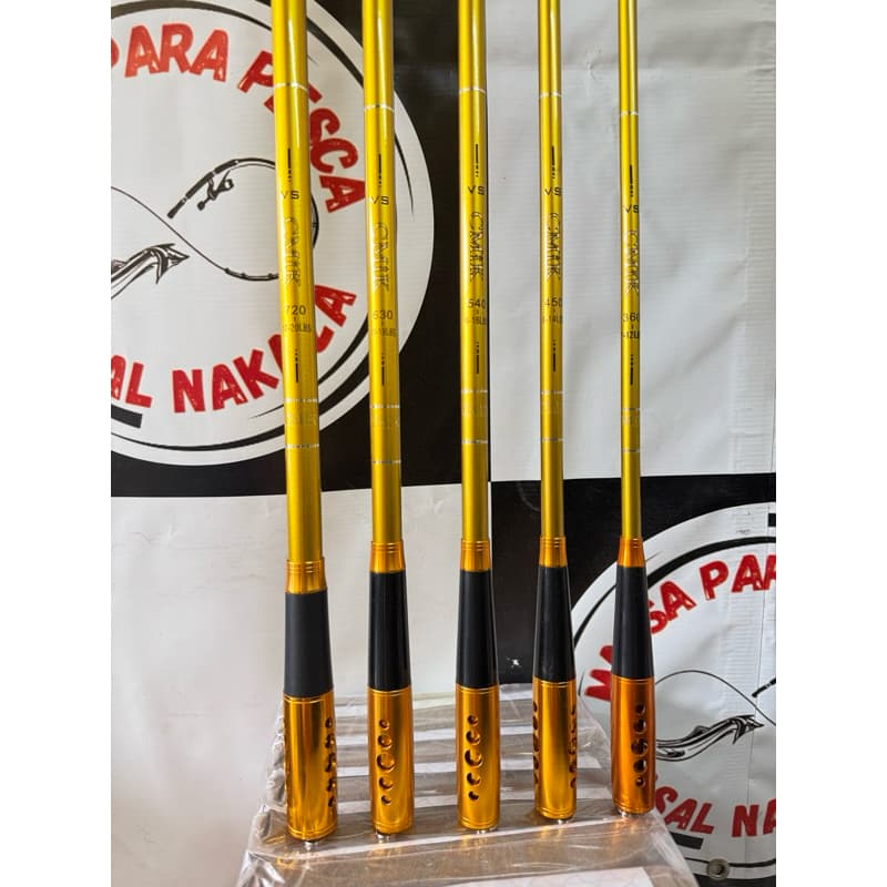 VARA PESCA CMIK DOURADA 100% CARBONO