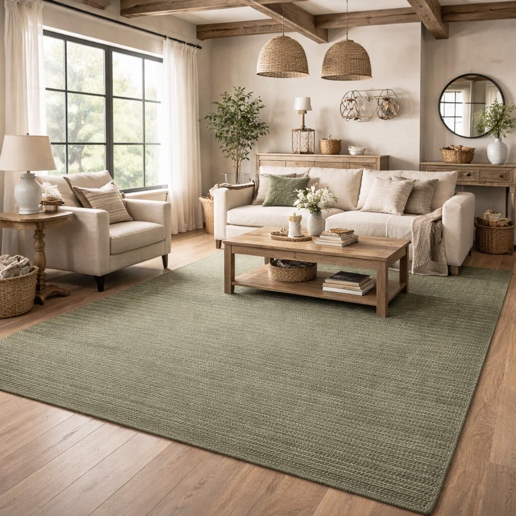 Tapete Sisal Sintético 100x150 Sala Elegante Quarto Moderno Lavável Prático Alta Durabilidade