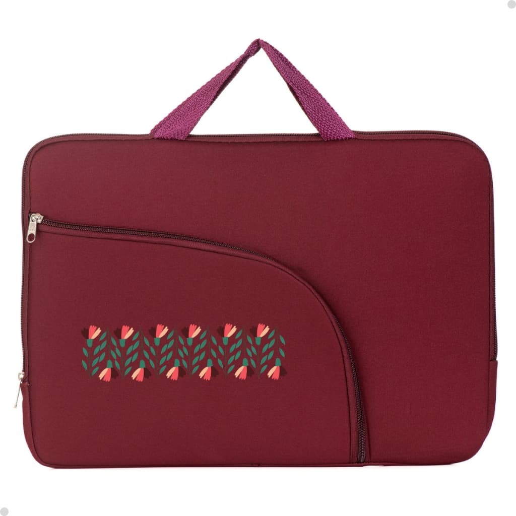 Case Para Notebook 15.6 Slim Desenho Flores Revestimento Protetor