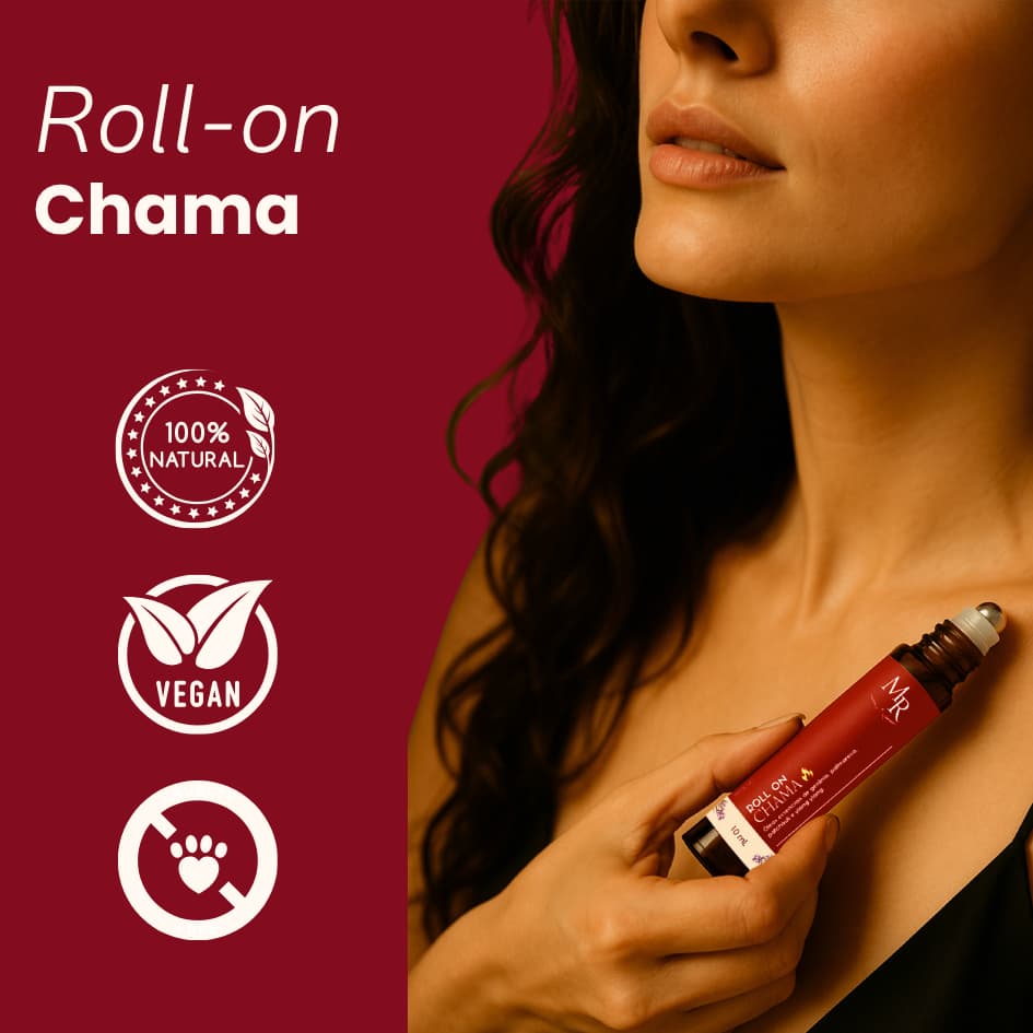 Blend Afrodisíaco Chama 10ml - Óleo Tântrico Natural com Ylang Ylang e Patchouli | Sensualidade