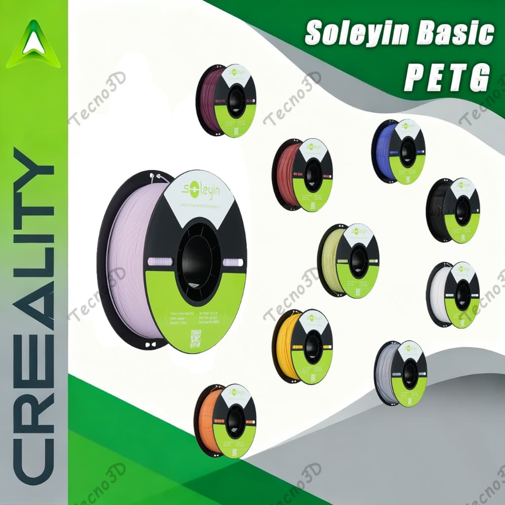CREALITY | Oficial Soleyin Basic PETG 3d avançado material de impressão diâmetro do fio 1, 75mm 1KG