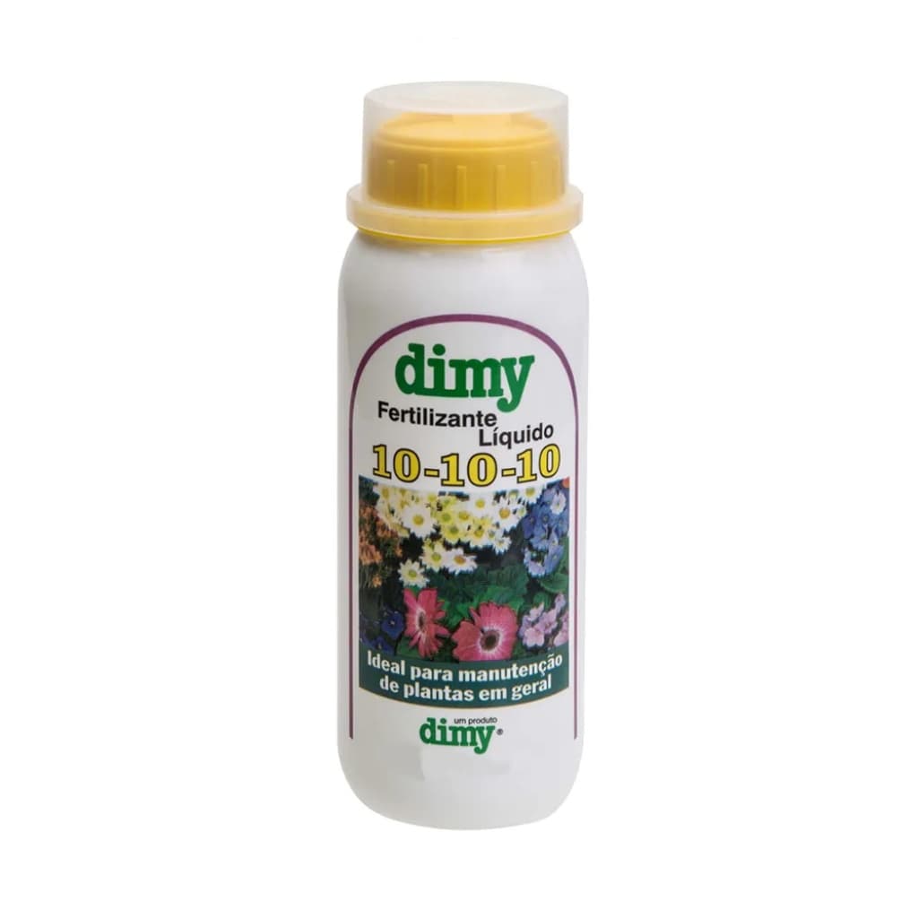 Dimy 10-10-10 Líquido 500ml Nutrição Completa Plantas Mais Verdes e Fortes