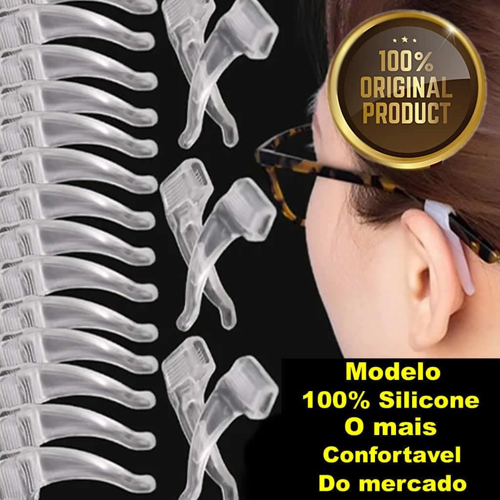 Kit 8/6/4/2 Suporte/trava Armação de óculos - Antiderrapante P/ Óculos Em Silicone