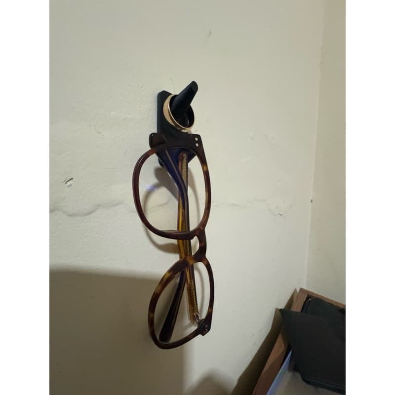 Suporte de cabeceira para anel e óculos