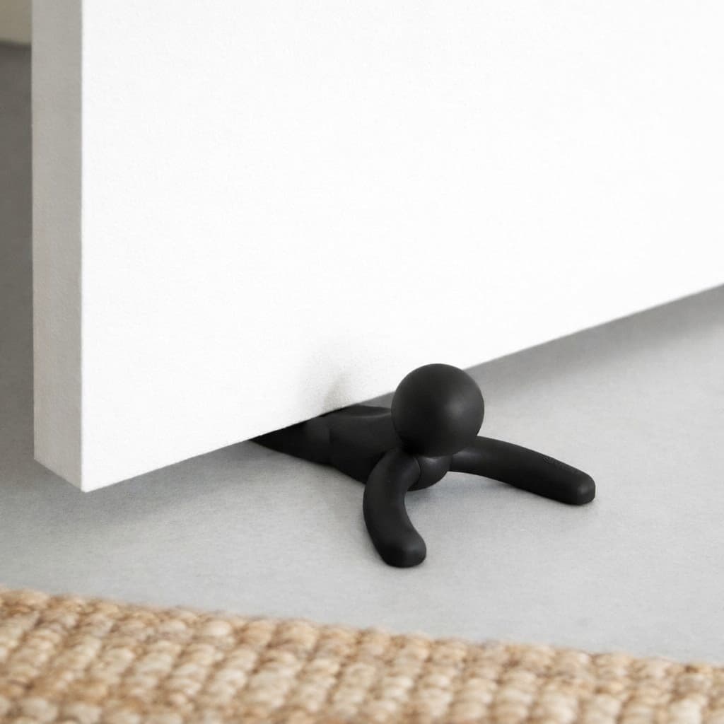 Kit 2 Trava Porta Formato Boneco Antideslizante Trava Porta De Chão Prendedor de Porta