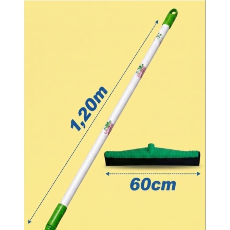 Rodo de 60cm com Cabo Plastificado de 1,20m – Limpeza Ágil e Ergonômica