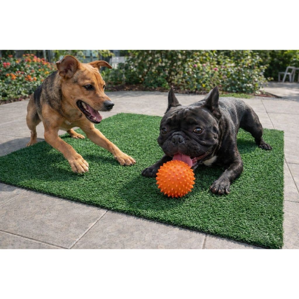 Tapete Grama Sintética Atóxica Higiênica Para Pets Cachorro Gato