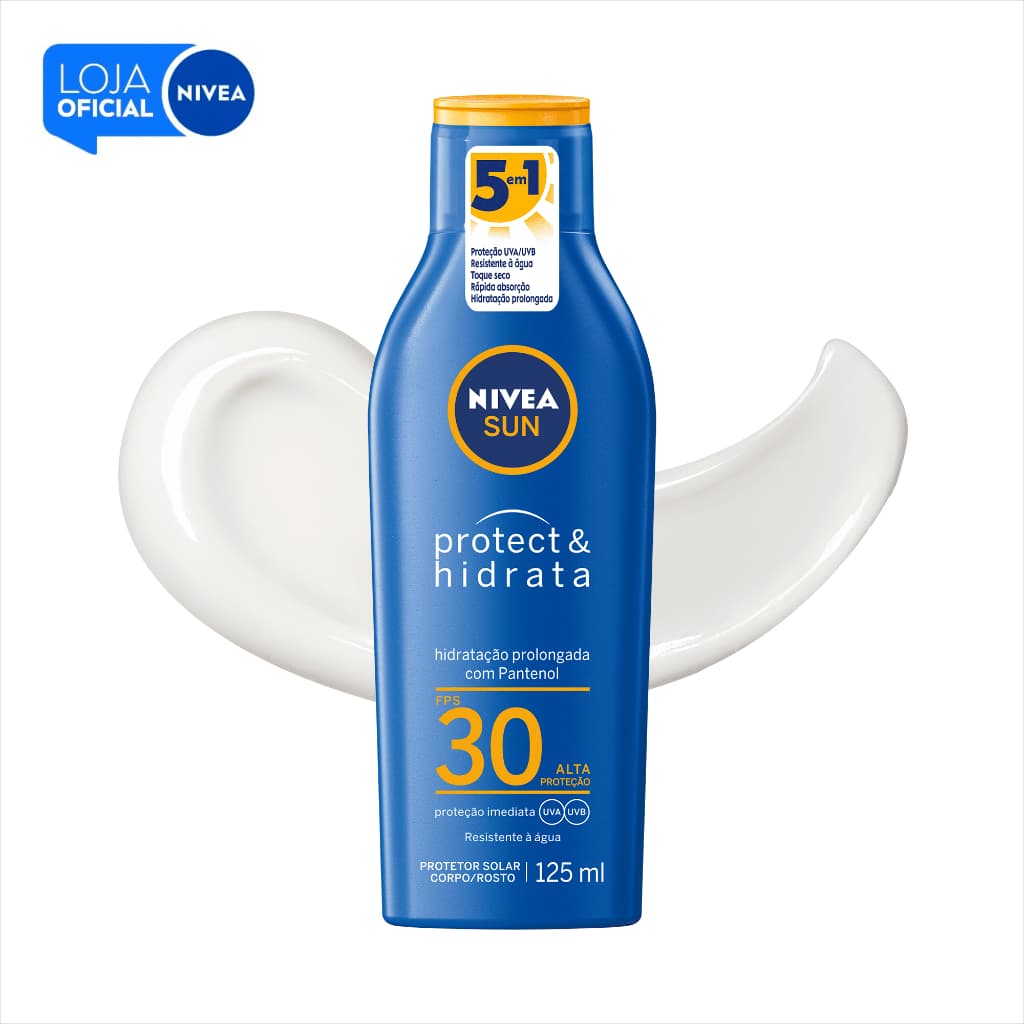 NIVEA SUN Protetor Solar Protect & Hidrata FPS 30 125ml BBB 26