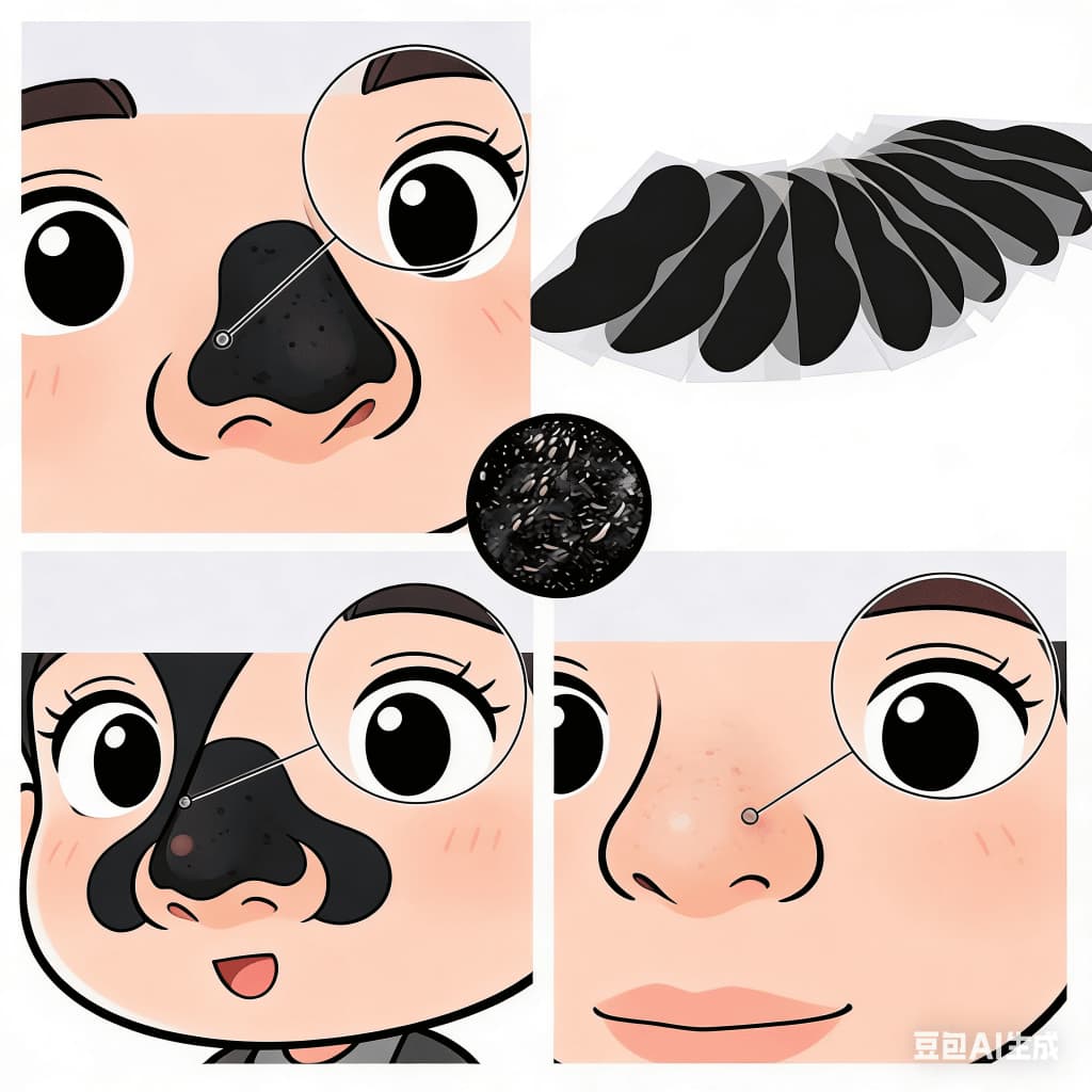 10/20/30/50 Pçs Pasta De Nariz De Limpeza Profunda Carvão De Bambu Cravo Ponto Nasal Tira Ferramentas