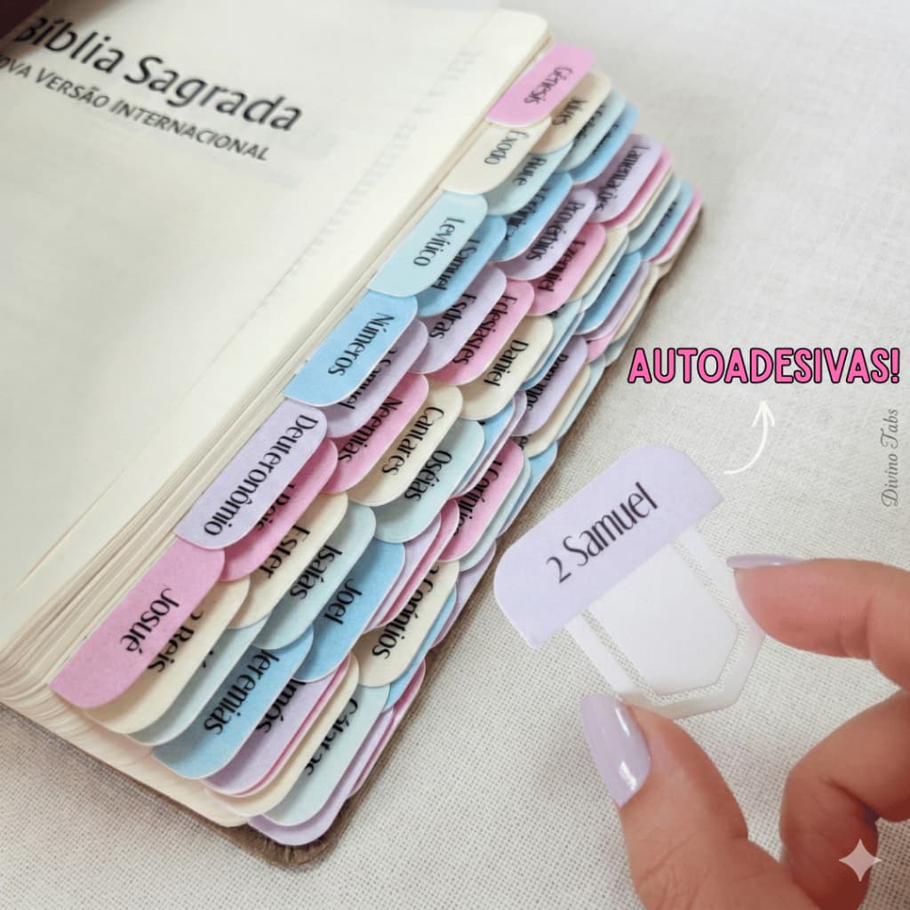 Abas Bíblicas Coloridas Encaixáveis , índice Bíblico, Devocional, Bible Journaling, Marca Página, Marcadores