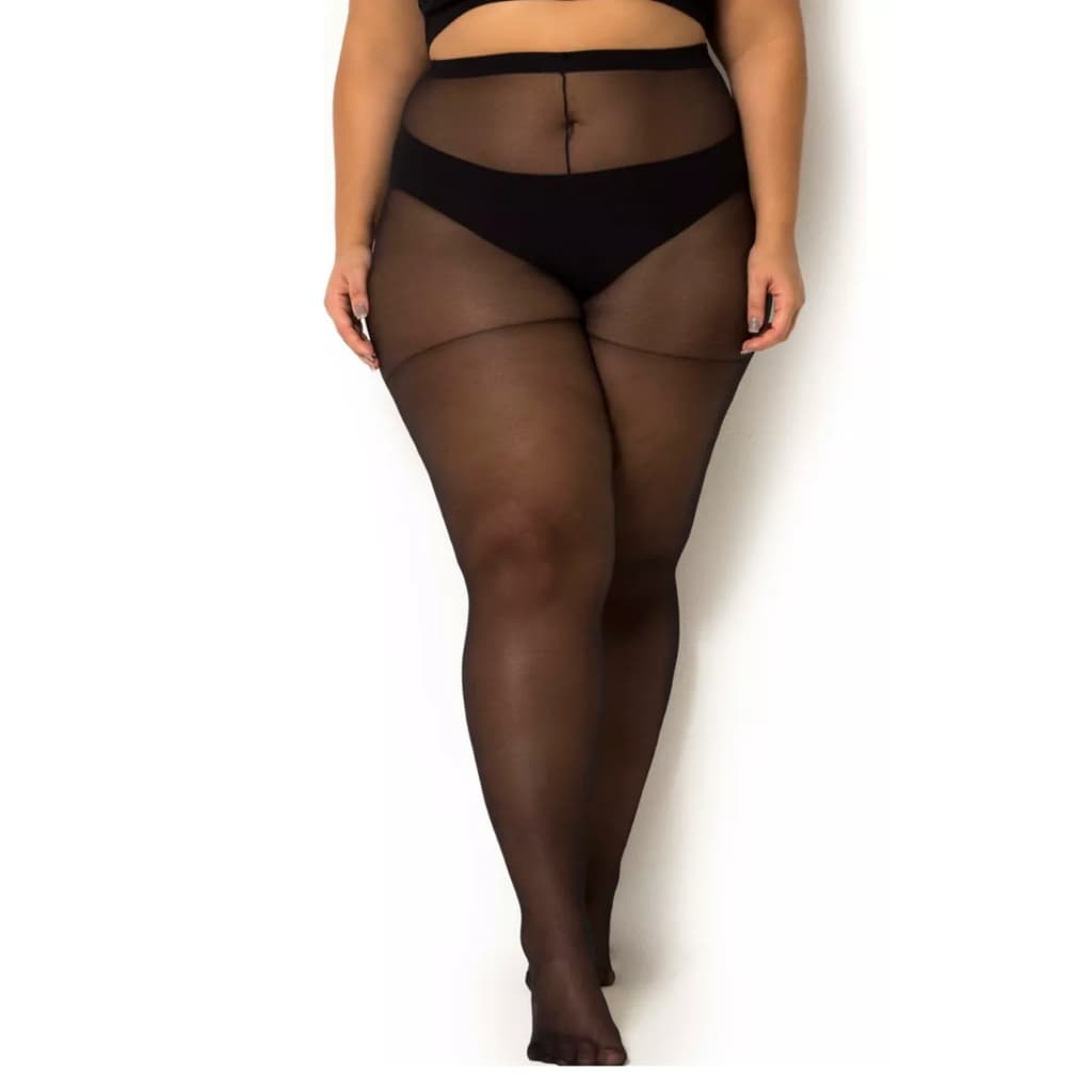 Meia Calça Plus Size Trifil Fio 15 Fina Transparente Clássica