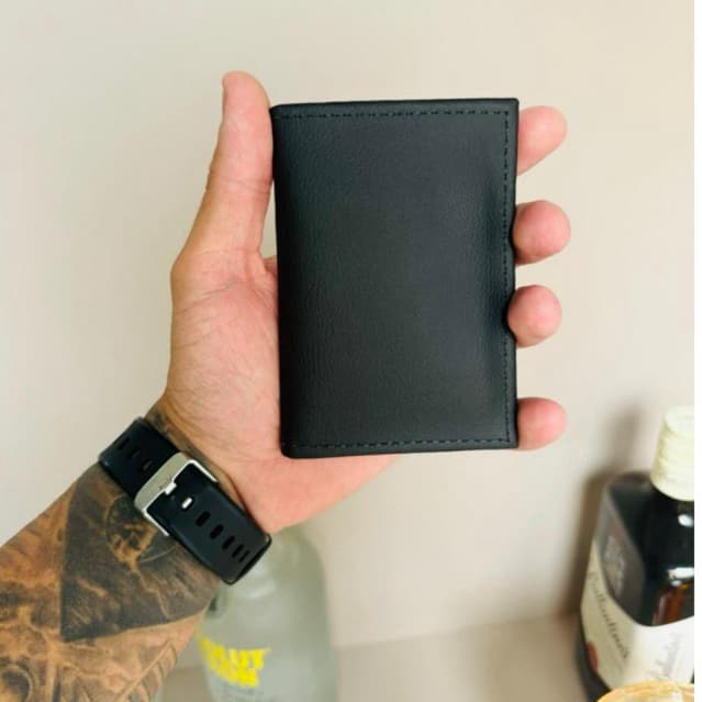 Carteira Masculina Porta Documento Cartão CNH Slim