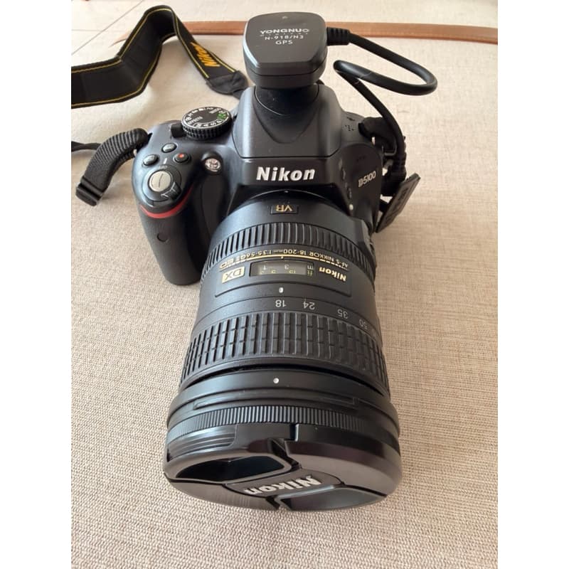 Câmera DSLR Nikon D5100 + Lente Nikon 18-200 + Gps + Case + Cartão Sandisk