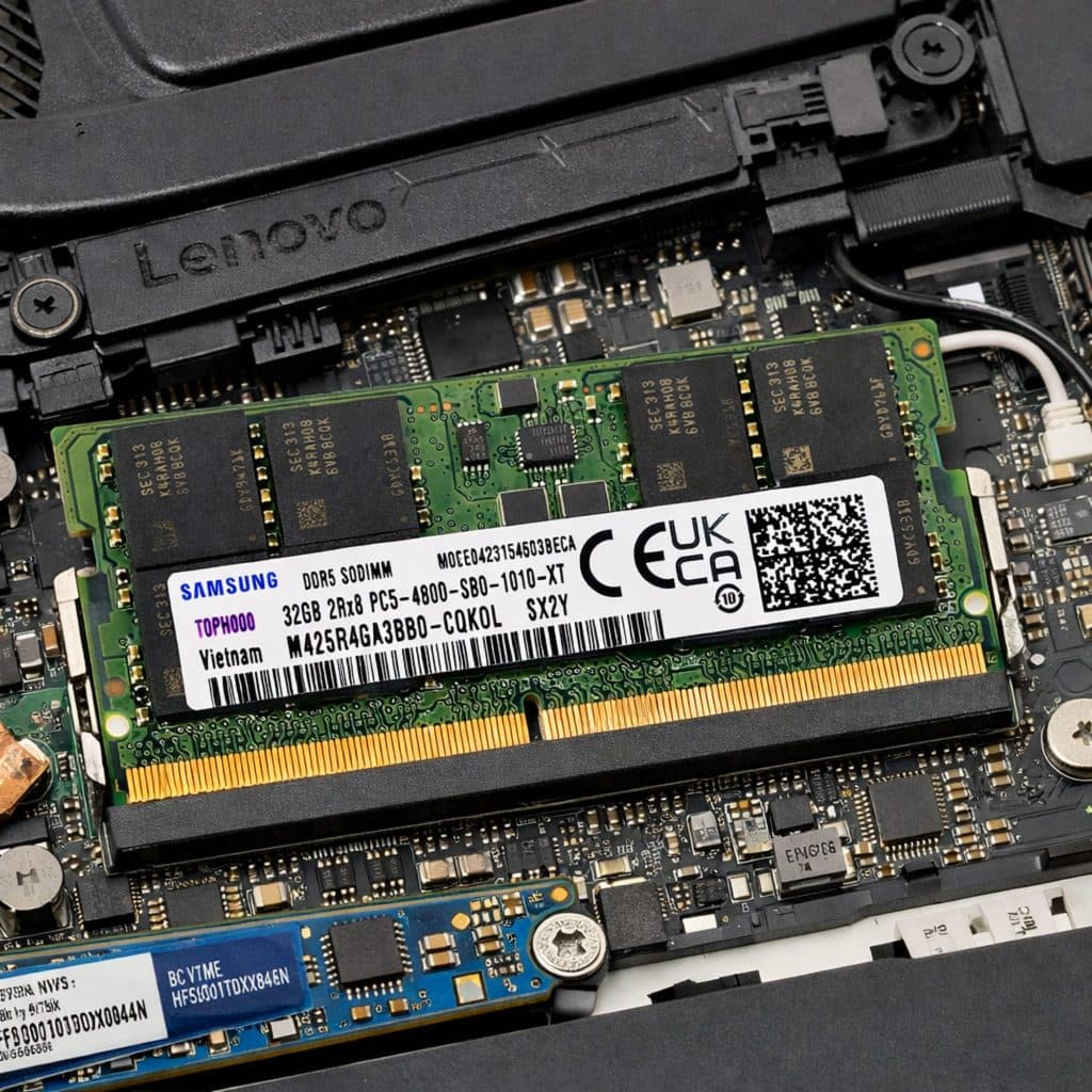 Memória 32gb Notebook Samsung Ddr5 4800mhz M425r4ga3bb0-cqk