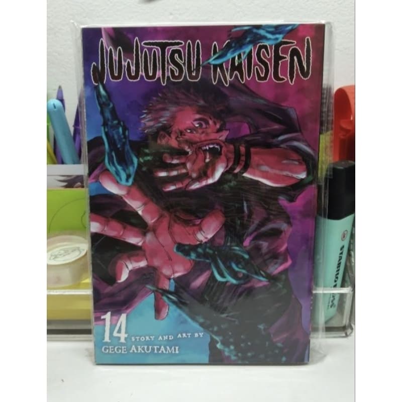 mangás jujutsu kaisen EM INGLÊS semi-novos