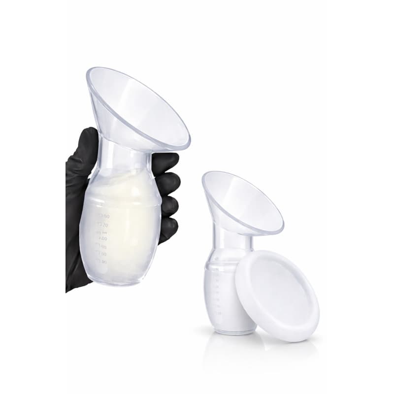 Coletor de leite materno portátil 100% Silicone 90ML