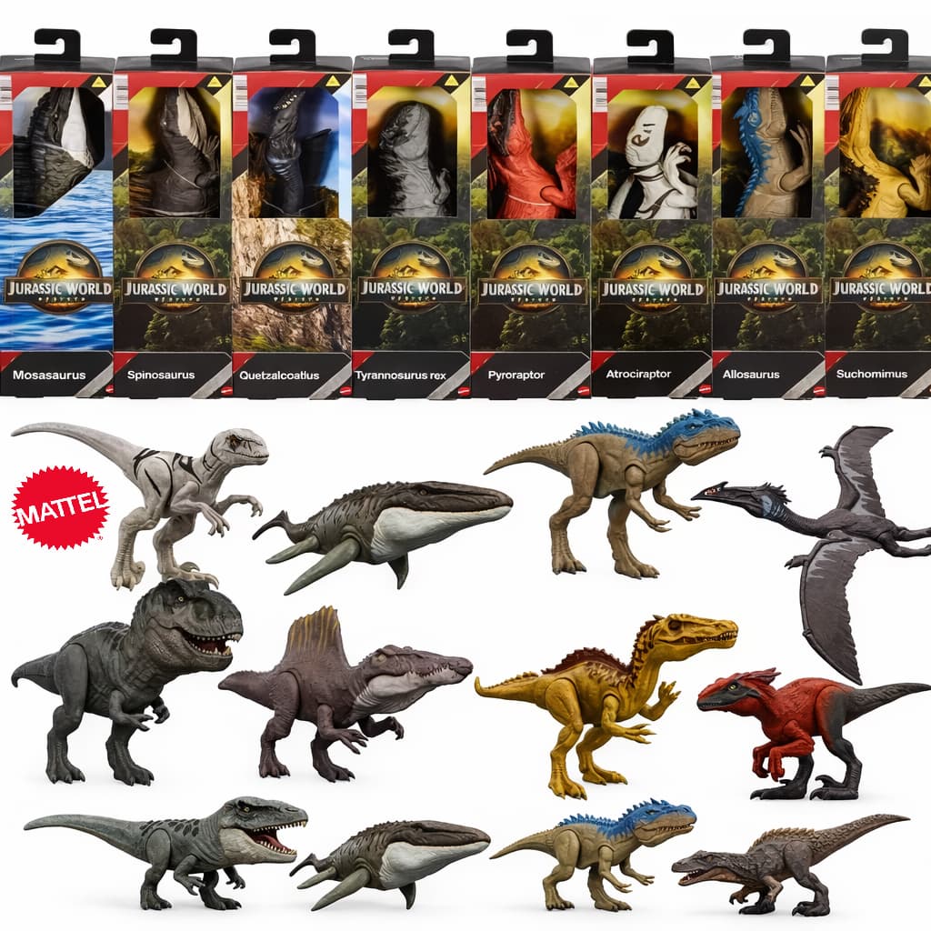 Dinossauros de 17 a 30 CM Mattel Original – Bonecos Colecionáveis - Escolha no Anuncio
