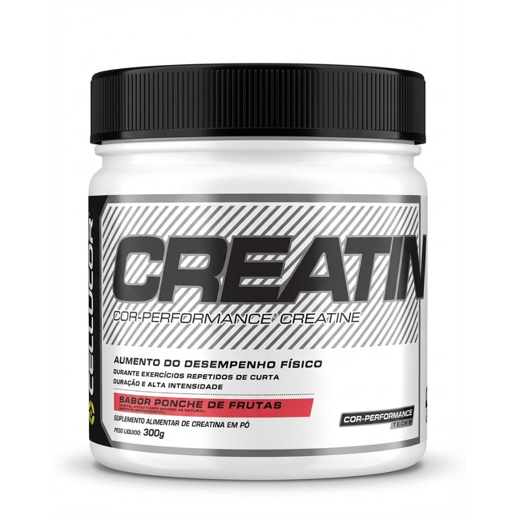 Creatina Monohidratada Cellucor Ponche de Frutas  300g – Força, Performance e Hipertrofia