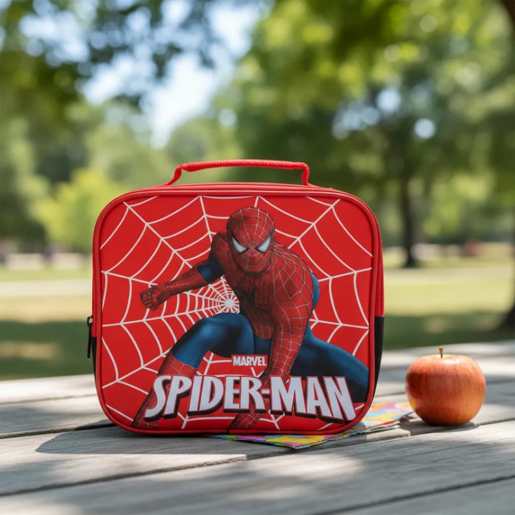 Lancheira Térmica Infantil Masculina Homem Aranha Hot Wheels Sonic Patrulha Hulk