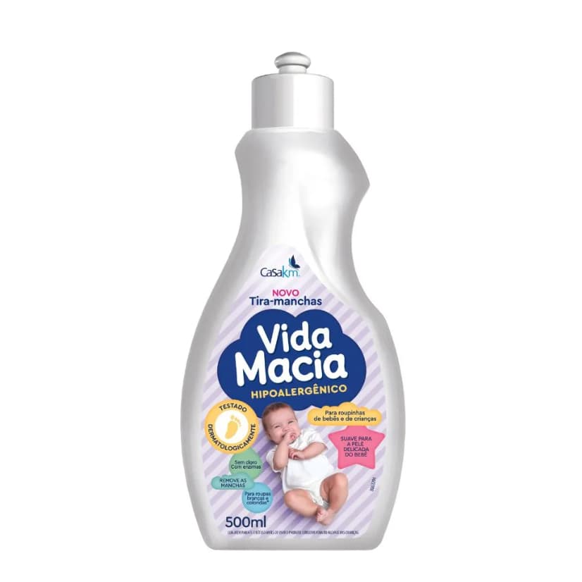 Tira Manchas Líquido Vida Macia 500ML