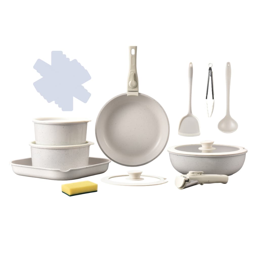 Jogo De Panelas Indução 12 Peças Luwave Cabo Removível