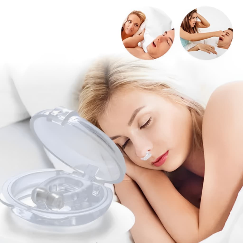 Kit 3 Clipe Dilatador Nasal De Silicone Magnético Anti Ronco Melhor Respiração